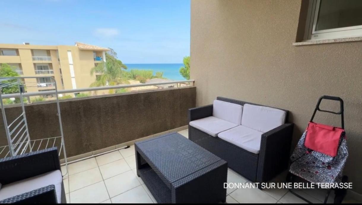 Appartement T2 Bord de Mer - Maria Beach Santa-Lucia-di-Moriani Exterior foto